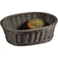 Kesper Frukt- og brødkurv, oval, grå