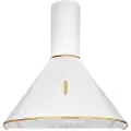 AKPO Skorstenshætte Akpo WK-4 Dandys GOLD 50 cm 450 m3/h, Hvid