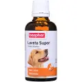 Beaphar Laveta Super, Hund, Væske, Hårpleie, Vitamin A, Vitamin B, Vitamin B1, Vitamin B12, Vitamin B2, Vitamin B3, Vitamin B5, Vitamin B6,..., Natrium, Kalsium, 50 ml