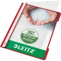 Leitz - Rapportfil - for A4 (210 x 297 mm) - kapasitet: 250 ark - rød