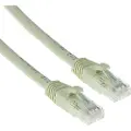 ACT Ivory 1 meter U/UTP CAT6 patch cable snagless with RJ45 connectors. Cat6 u/utp snagless iv 1.00m (IS8401)