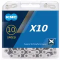 Kmc Kjede KMC X10 Sølv/Sort 10-trinns 114-lenker