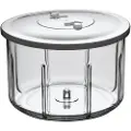 Rösle skål for urtekniv 13 x 9 cm, gjennomsiktig rustfritt stål