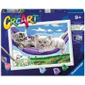 Ravensburger Creart Serie D Classic Kattunger I Hengekøya Malespill