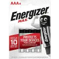 Energizer Max LR03/AAA Alkaliske batterier - 4 stk.