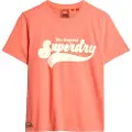 Superdry Retro Flock Relaxed Kortarmet T-skjorte