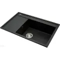 Pyramis Camea 79x50 1b 1d R Granittvask Med én Kum 070091201 Svart Prikket