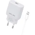 Beline PD 3.0 30W Lightning Lader - iPhone 14/13/12/X/iPad Pro - Hvit