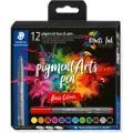 Staedtler Pigment brush 371 "Basic Set" 12 pcs. Cardboard box