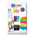 Adlibris FIMO Effect Set Leire Neon 12x25g Staedtler