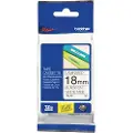 Brother TZe-241 - Standardklebemiddel - svart på hvitt - Rull (1,8 cm x 8 m) 1 kassett(er) laminert teip - for Brother PT-D600 P-Touch PT-1880, D450, E310, E550, E800, P900 P-Touch Cube Plus PT-P710