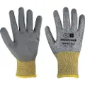 Honeywell WE22-7113G-10/XL, Beskyttende votter, Grå, XL, Workeasy, Slitebestandig, Punktering motstandsdyktig, Fiberglass, Polyurethan
