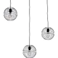 FISCHER&HONSEL GMBH Moderne pendellampe sort 3-lys - Sphaera