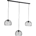 Honsel Moderne pendellampe sort 3-lys - Koopa