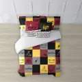 Play Fabrics Nordisk Putetrekk Med Hogwarts-knapper For 135/140 220x240 Cm