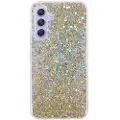 Mtp Products Samsung Galaxy A05s Glitter Flakes TPU-deksel - Gull