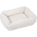 TIAKI hundeseng Lazy Bear, ecru - Størrelse M: l 70 x b 55 x h 20 cm