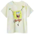 Desigual for girl. 24SGTK16 SpongeBob tie-dye T-shirt white (13/14años= 164cm), Casual, Short sleeve, Organic Cotton, Sustainable, children'