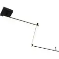 QAZQA Taklampe sort 150,8 cm inkl. LED 3-trinns dimmbar justerbar - Annuschka