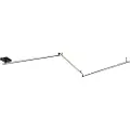 QAZQA Sort taklampe 300 cm inkl. LED 3-trinns dimmbar justerbar - Annuschka