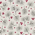 Muare Merry Christmas Flekkesikker Duk 100x139 Cm