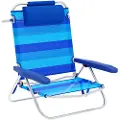 Marbueno Summer 61x68x82 Cm Lav Sammenleggbar Stol 5 Posisjoner