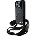 BMW Bmhcp15x23pscck Iphone 15 Pro Max 6.7 M Edition Carbon Stripe&strap Telefondeksel