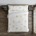 Play Fabrics Hogwarts Gull Dynetrekk Med Knapper Jul 105 180x220 Cm