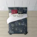 Play Fabrics Harry Potter Gull Dynetrekk Med Knapper Til Seng 135/ 140x240 Cm
