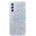 Mtp Products Samsung Galaxy S23 FE Glitter Flakes TPU-deksel - Sølv