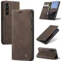CASEME Samsung Galaxy S24 013 Series Lommebok-deksel - Kaffe