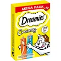 Dreamies Creamy Snacks med kylling og laks - Økonomipakke 84 x 10 g