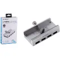 ALLNET ALL-USB3-HUB-4-CLIP, USB 3.2 Gen 1 (3.1 Gen 1) Type-A, USB 3.2 Gen 1 (3.1 Gen 1) Type-A, 5000 Mbit/s, Sølv, 1 m, USB