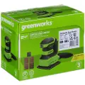 Greenworks G24SS14, Båndsliper, Sort, Grønn, Børsteløs, 12000 RPM, Batteri, 24 V
