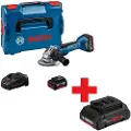 Bosch GWS 18V-10P PROFESSIONAL, 9000 RPM, 12,5 cm, Batteri, 1,9 kg, Børsteløs motor