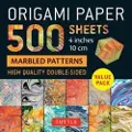 Tuttle Studio Origami Paper 500 sheets Marbled Patterns 4' (10 cm)