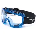 Univet Brille 601 Blå m. Klar Linse Acetat m. Ventilation