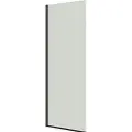 Dansani D91-03 fast væg 197,5 x 87-89 cm sort/klart glas