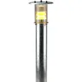 Csdk-Sl MAST f/Kl.I pullertarmatur. Ø133mm. Længde 1,20/0,70M. f/nedgravning. Varmgalvaniseret. Uden montageluge