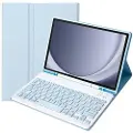 Mtp Products Samsung Galaxy Tab A9+ Etui med Bluetooth-tastatur - Baby Blå