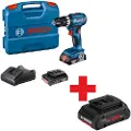 Bosch Gsb18v-45+2x2.0ah+gal18v-20+lc Elektrisk Skrutrekker