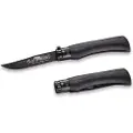Old Bear Total Black S foldekniv, aluminium collar