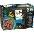 Sheba Nature's Collection i saus 12 x 85 g - Fiskevariasjon (tunfisk, laks, torsk, høysjøfisk)
