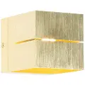 QAZQA Smart vegglampe gull 9,7 cm inkl. Wifi G9 - Transfer