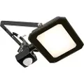 QAZQA Sort radiator inkl. LED 30W IP65 med bevegelsessensor - Levana
