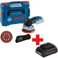 Bosch Slipemaskin Gex18v-125+kitexpertm480+l-boxx136 Uten Batteri