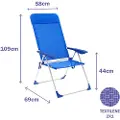 Marbueno Summer Sammenleggbar Stol 5 Posisjoner 69x58x109 Cm