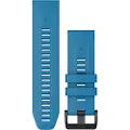 Garmin QuickFit 26 Watch Bands, Cirrus blue silicone