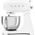 Smeg 50''s Style Kjøkkenmaskin SMF03WHEU Hvit, Elektrisk visp, Hvit, Miksing, 1 m, 4,8 l, Jekk