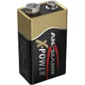 Ansmann 5015711, Engangsbatteri, 6LR61, Alkalinsk, 9 V, 10 stykker, Flerfarget